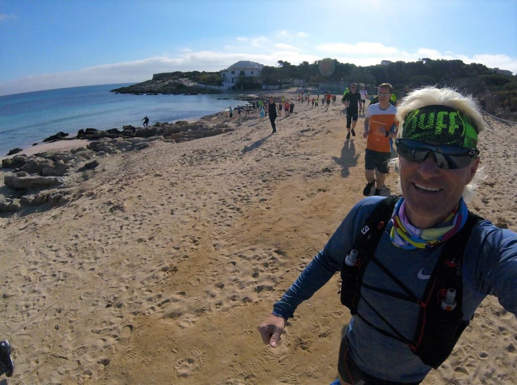 Cala Agulla auf dem Weg zum Traillauf